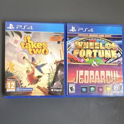 It Takes Two, Wheel of Fortune & Jeopardy! (PS4, Hazelight Ubisoft) Co-Op
