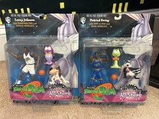 Space Jam Larry Johnson Patrick Ewing Nerdlucks Playmates New Sealed RARE!