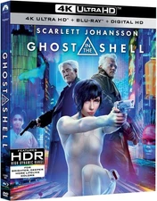 Ghost in the Shell [New 4K UHD Blu-ray] With Blu-Ray, 4K Mastering, Digitally