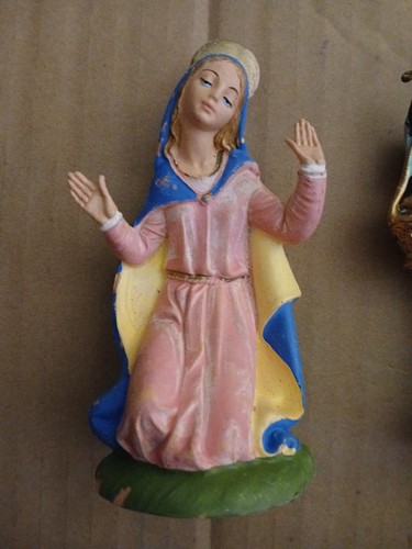 Vintage Konvolut 9 Fontanini Figuren Depose Italien Krippenfigur Vintage - Bild 4 von 16