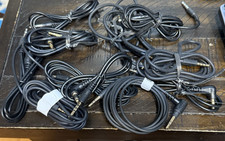 LOT OF 11 - 3.5mm Aux Male to Male Auxiliary Cord Audio Cable FROM MAJOR BRANDS
