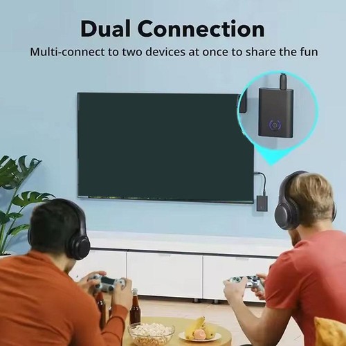 2 in 1 Wireless BT 5'0 Transmitter Receiver Adapter Audio Aux~ 3'5mm Jack J7D5 - Afbeelding 4 van 13