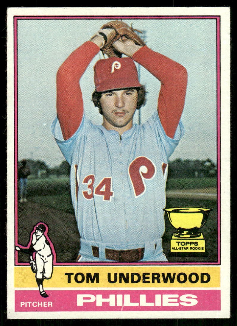1976 Topps #407 Tom Underwood