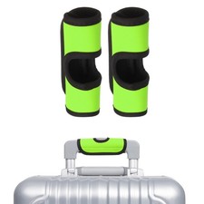2Pcs Luggage Handle Wrap Hollow Luggage Identifiers for Luggage Grass Green