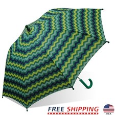 Kids Stick Umbrella Waterproof Windproof Fun Umbrella Rainy Day Accessory New