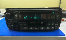 2002 - 2007 Chrysler Jeep Dodge Radio Amfm Radio Cd Cassette Tape Player Tested