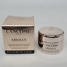 New! Lancome Absolue Revitalizing Eye Cream with Grand Rose Extract 5ml 
