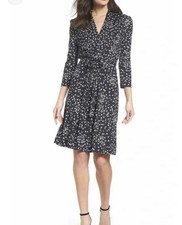 French Connection Women's Dress Size8 Viscose Blue/White