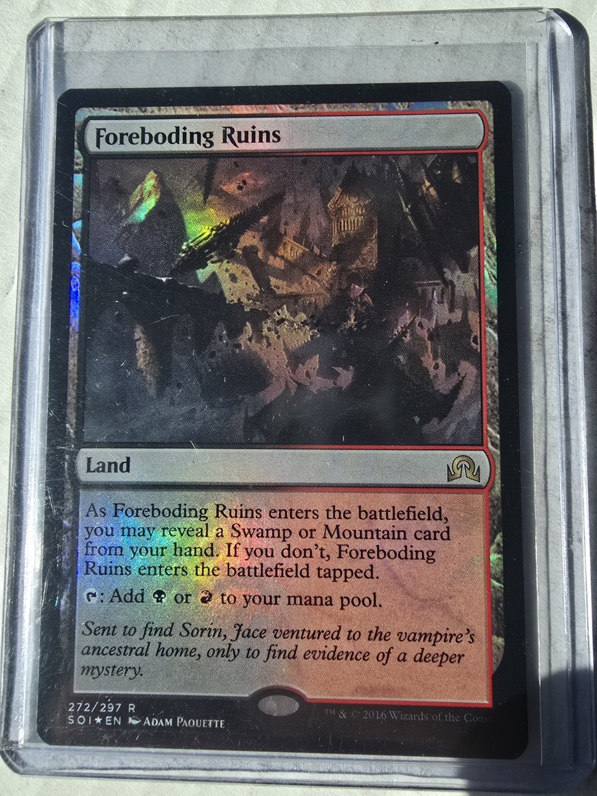 Foreboding Ruins Foil Unplayed MTG Qimira 