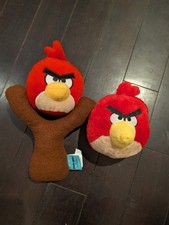 Commonwealth Angry Birds Red Bird Plush Toy Medium Washable 2013