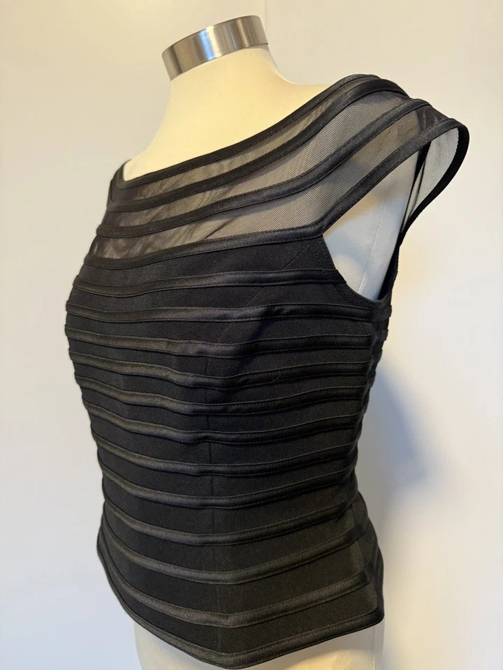 JS Collection Stretch Off Shoulder Banded Crop Evening Top Md in Canada sz: 12 - Image 4 of 4