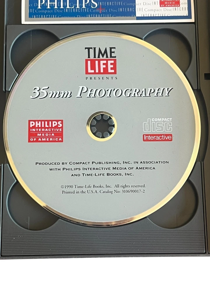 Vintage Philips CD-I Time-Life 35mm Photography Compact Disc Interactive 1990 - Image 3 of 4