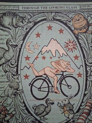 BLOTTER ART RIDE THROUGH THE LOOKING GLASS BIKE DAY 2026 DOUBLE SIDED PRINT