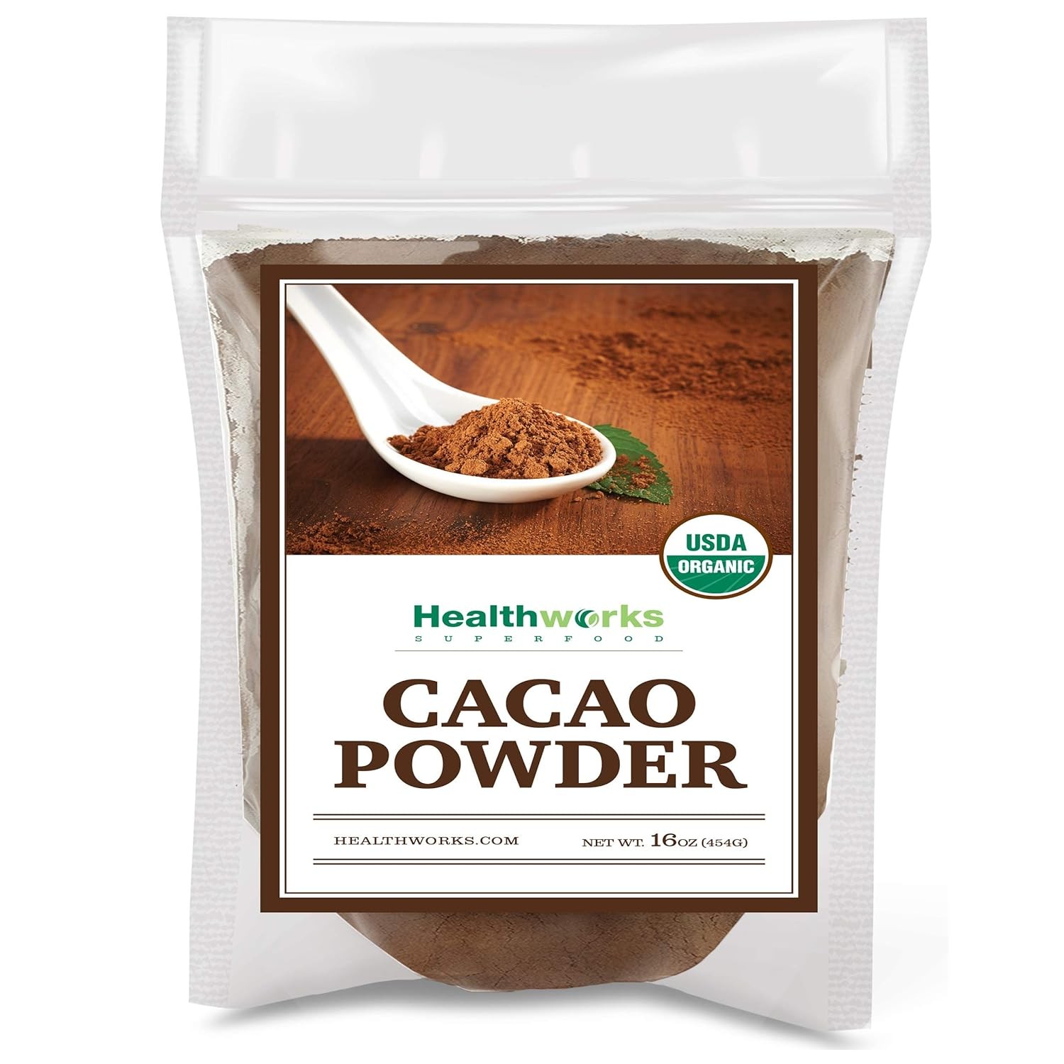 Organic Cacao Powder - 16 Oz / 1 Lb - Cocoa Chocolate Sub