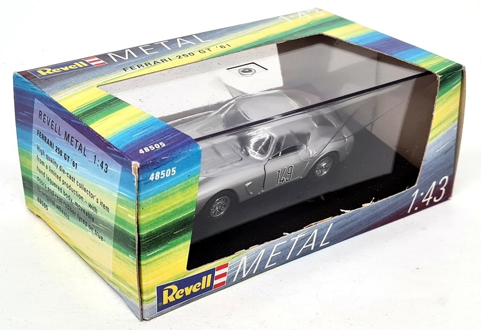 Revell 1/43 Ferrari 250 GT 1961 Silver #149 TDF Diecast Model Car - Image 2 of 4