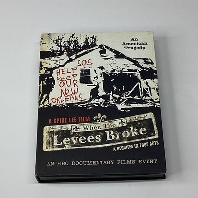 When the Levees Broke DVD 2006 Spike Lee HBO Documentary 4 hrs 3 discs