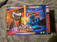 SDCC Transformers Legacy United Fractured Friendship 2-Pack Megatron & Orion Pax