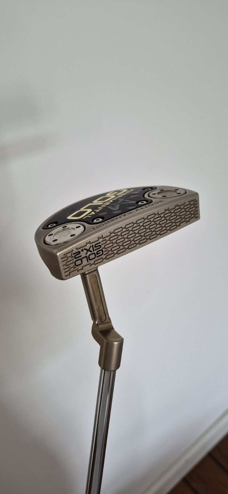 Scotty Cameron Xperimental GoLo Six.2 Putter RH Mallet Edelstahl Bronze/Schwarz 4