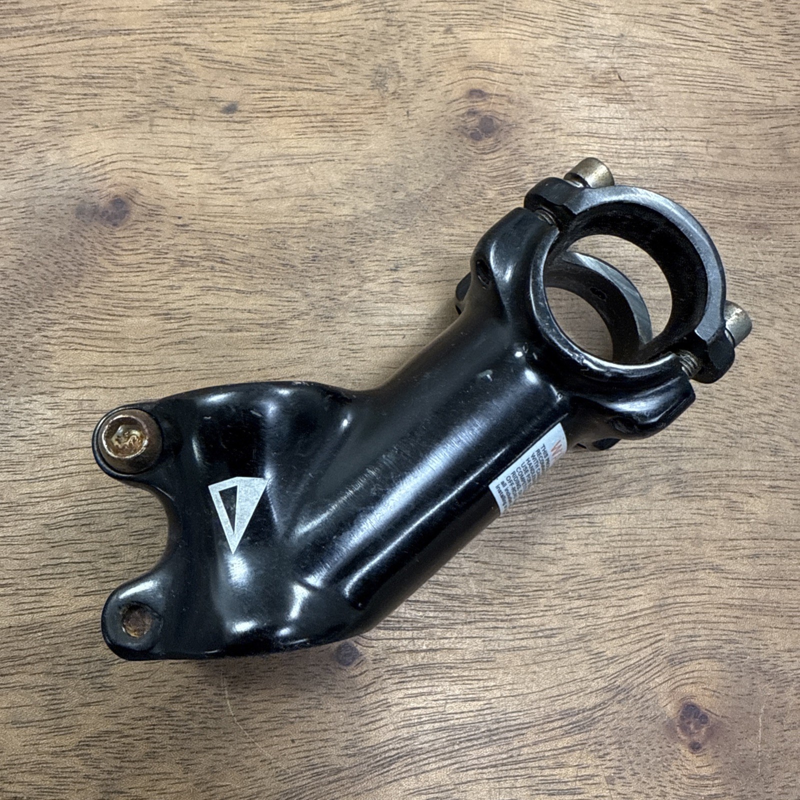 Dimension Bike Stem 60mm Clamp 25.4mm  1-1/8&rdquo; Black Aluminum
