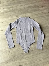 ZARA long sleeve lilac bodysuit sz med/large NEW