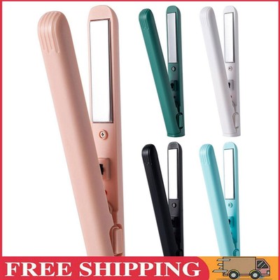 Haarglätter und Locken 2 in 1 Flat Iron Mini Curling Iron Hair Lockler