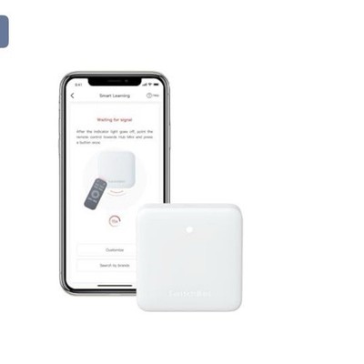 SwitchBot Hub Mini Smart Remote - IR Blaster, Link SwitchBot to Wi-Fi (Support 2