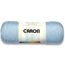 Caron Soft Blue Yarn 1 Pack Premium Quality Crafting Supply Made in USA