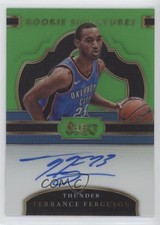 2017 Select Rookie Signatures Neon Green Prizm 62/65 Terrance Ferguson Auto k5j