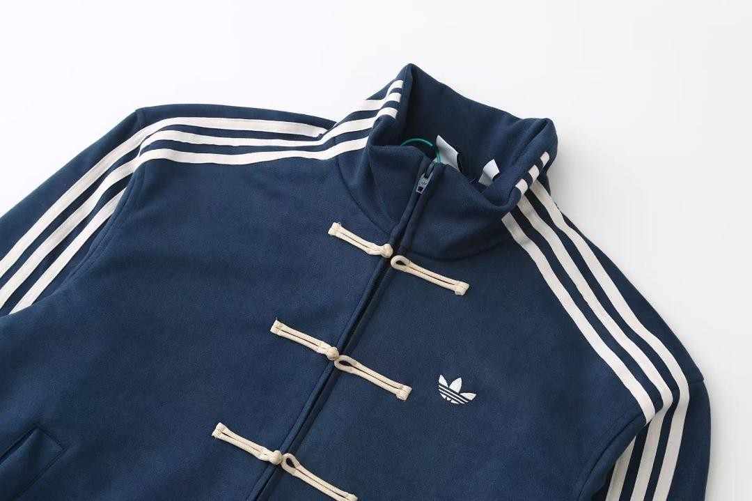 Adidas Chinese Limited Snake Year Truck Jacket Blue Size L