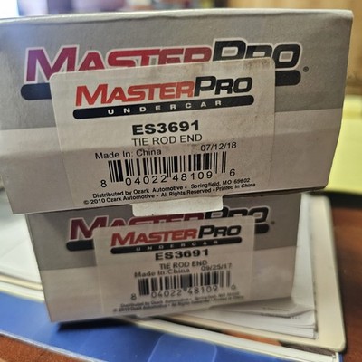 MasterPro Tie Rod End ES3691 Set of 2 Left and Right New
