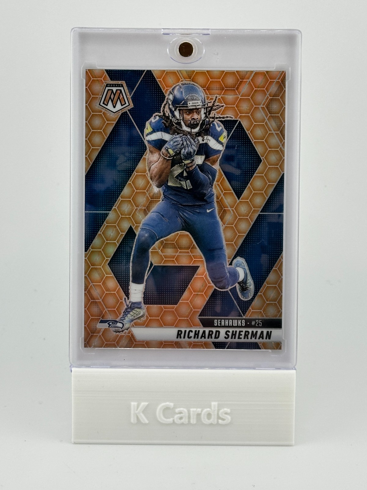Richard Sherman 2025 Panini Mosaic Honeycomb #222 – Legend CB – Mag Case