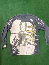 Travis Scott Cactus Jack KAWS Fragment Imagination Bleach Splatter Long Sleeve S