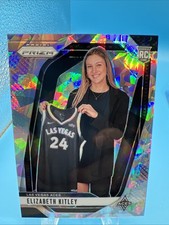 2024 Panini WNBA Cracked Ice Prizm #140 Elizabeth Kitley Las Vegas Aces Rookie