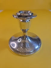 M Fred Hirsch MFH Sterling Silver Weighted Candle Stick Holder Dated 1937~10oz