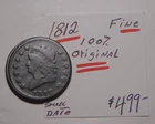 1812-P Large Cent — photo from another recent sale