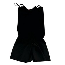 Spanx Open Bust Mid-Thigh Black Bodysuit