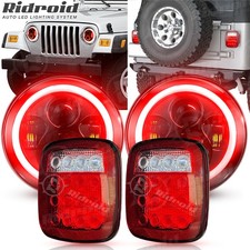 For Jeep Wrangler Tj 1997-2006 7 Led Headlights Drl Tail Lights Combo Kit For Jeep Wrangler Tj 1997-2006 7 Led Headlights Drl Tail Lights Combo Kit
