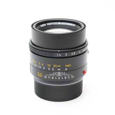 Leica ズミルックス M50mm F1.4 ASPH. 11728 Leica Summilux M50mm F/1.4 ASPH. # 11728 Black #175 | eBay
