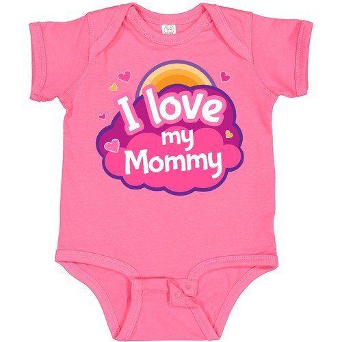 Inktastic I Love My Mommy Girls Infant Creeper Babys 1st Mothers Day Girl Mom