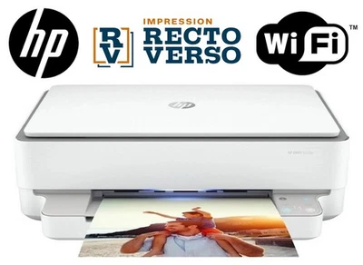 HP ENVY 6020e | All-in-One Multifonction TOP instant link WiFi blanche excellent - Photo 1/4