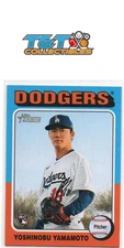 Yoshinobu Yamamoto 2024 Topps Heritage #553 Los Angeles Dodgers RC 17a