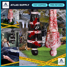 2 Packs 6ft Hanging Corpse Props - Scary Dead Body Bags for Halloween Decor