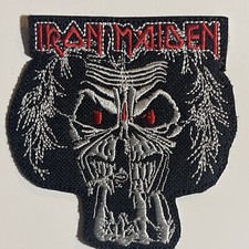 Iron Maiden Eddie Logo Patch: High Quality Embroidery, Iron On, 3 1/2 Inch, New