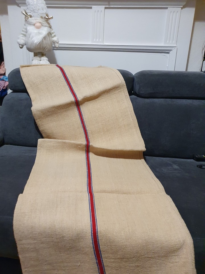 Antique FRENCH /HUNGARIAN Hemp Grain Sack Upholstery Material eBay