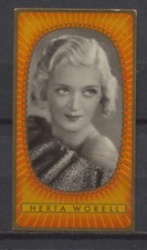 Herta Worell Vintage Movie Star Cigarette Trading Card Greiling No.382