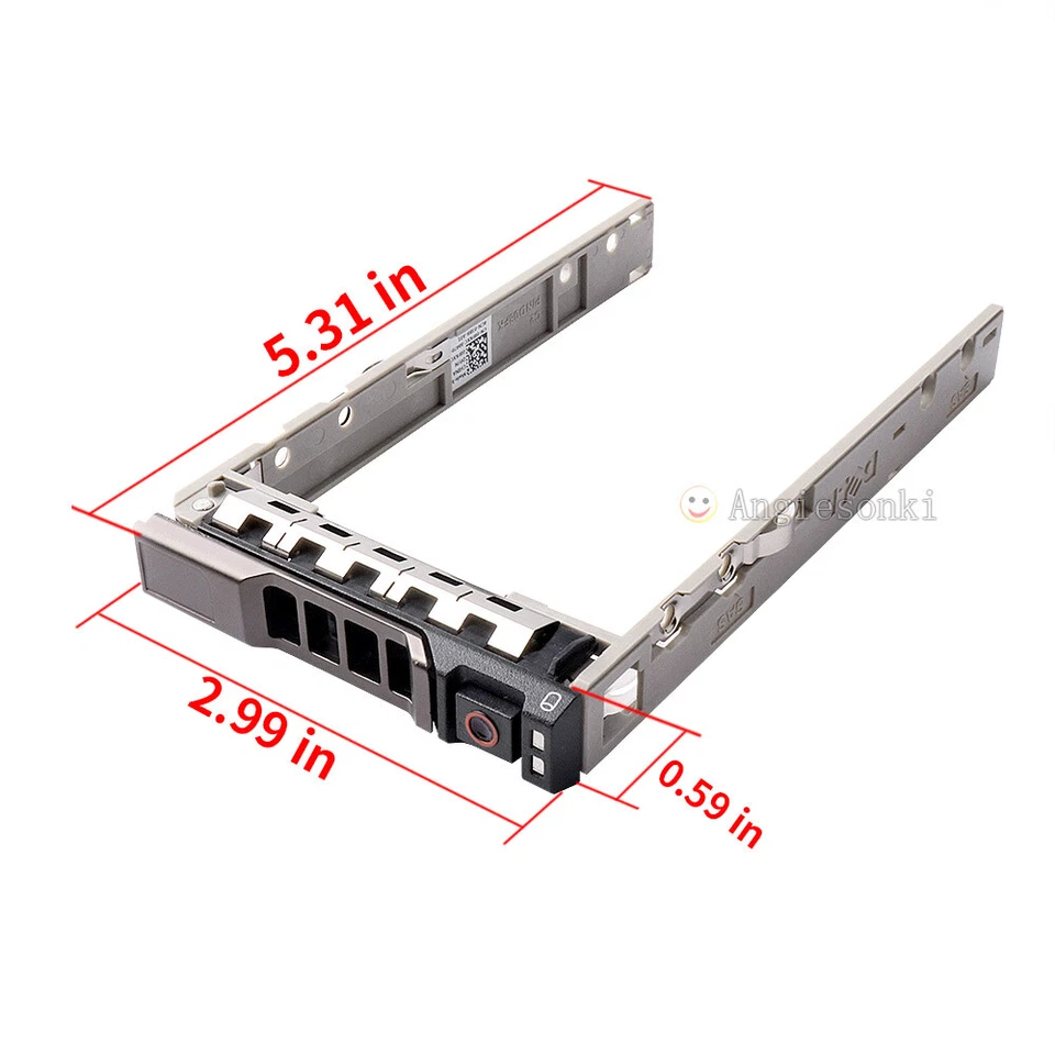 New 2.5" Hard Drive Tray for Dell MD1420 MD3420 8FKXC 08FKXC R430 R630 R730 T620 - Image 3 of 4