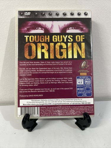 NRL - DVD Tough Guys Of Origin QLD’s Domination 1980-84 - En muy buena condición - Sin región - Imagen 2 de 8