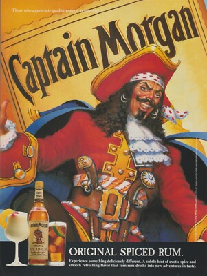 1994 Captain Morgan Spiced Rum - Pirate With Pistols In Belt - Print Ad ...