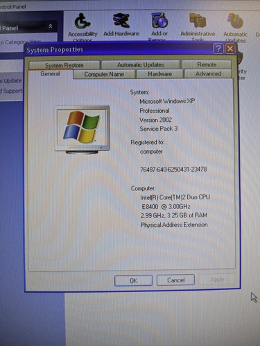 Vintage lenovo Thinkstation S10 Core 2 Duo E8400 3.00Ghz 3GB 500GB Windows XP DV - Picture 3 of 12
