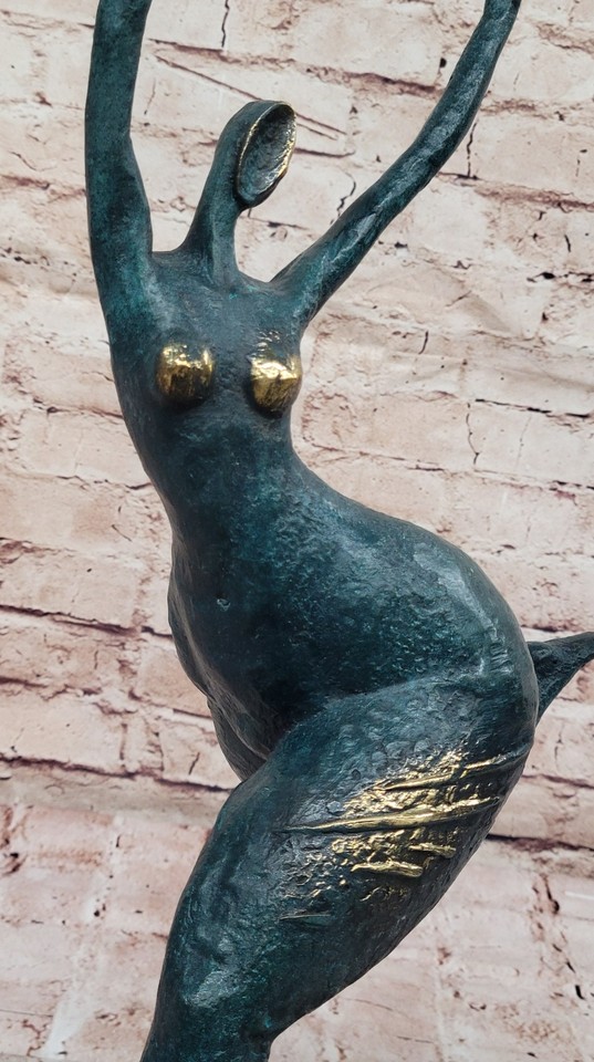 MILO ABSTRACT NUDE WOMAN BRONZE SCULPTURE FIGURE FIGURINE MODERN